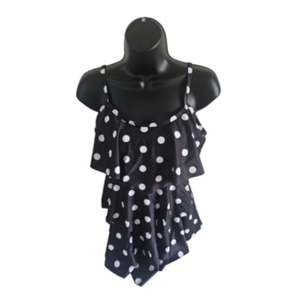 Summermae Women's Ruffle Tankini Swim Top - Picture 5 of 15